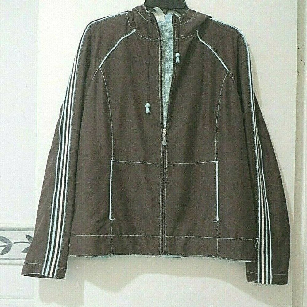 SALE FUDA BROWN HOODED TRACK SUIT JACKET